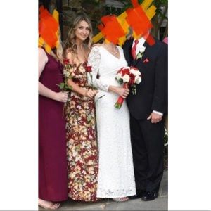 Beautiful boho off shoulder maxi dress